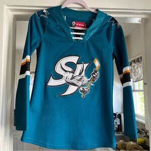 CCM San Jose Barracuda women’s XS jersey